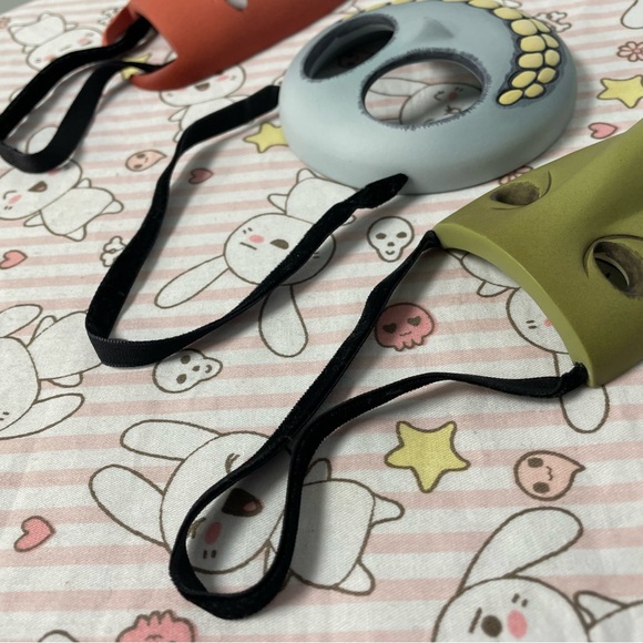 Nightmare Before Christmas Disney Store Set of 3 Masks Lock Shock and Barrel - Picture 4 of 16